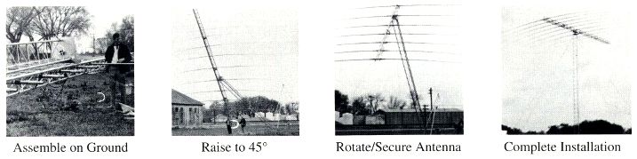 Sabre Communications Corporation Model 610 erection